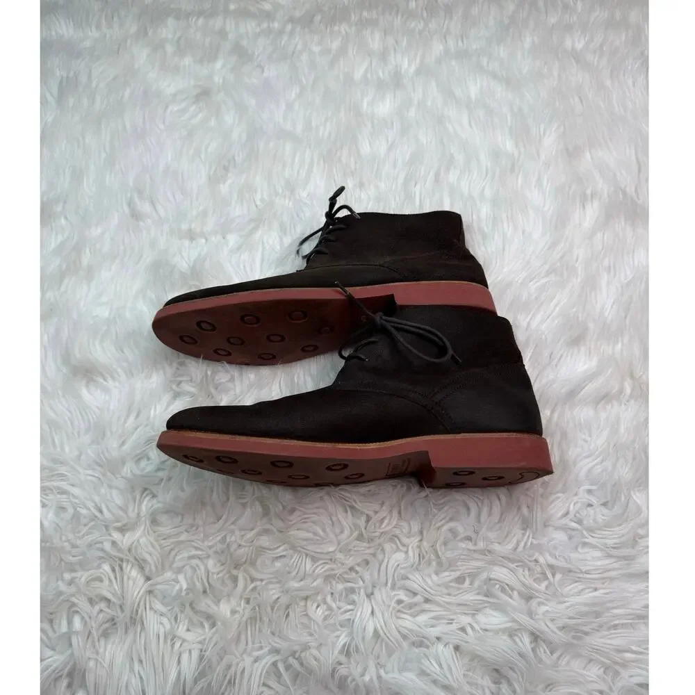 Polo Ralph Lauren Torrington Chukka Boots Brown Suede Size 13D Leather